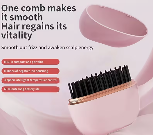 Clarity Canvas MiniGo™ Cordless Hair Straightening Comb